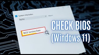 How To Check Bios Version In Windows 11 Get Bios Version From System Info