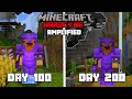 I Survived 200 Days In Minecraft Hardcore Amplified