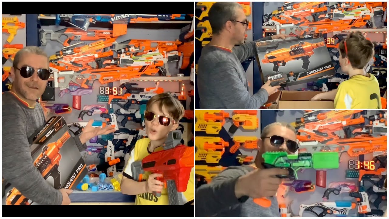 Dart Zone Pro MK-III, Conquest Pro, Custom Nerf Blaster! Unbelievable Gifts From XFoxGames! 