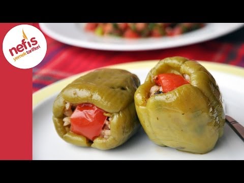 Zeytinyağlı Biber Dolması Tarifi | Nefis Yemek Tarifleri