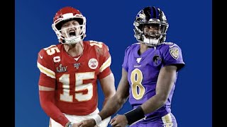 Fantasy Football Battle: Patrick Mahomes v. Lamar Jackson