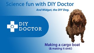 Science for kids with DIY Doctor Making a boat sink