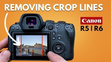 🟠 removing Crop Lines, Canon R6 + R5 (Hide aspect ratio lines in playback)