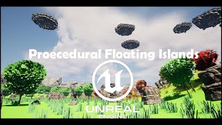 Procedural stylized floating islands | Unreal Engine 5