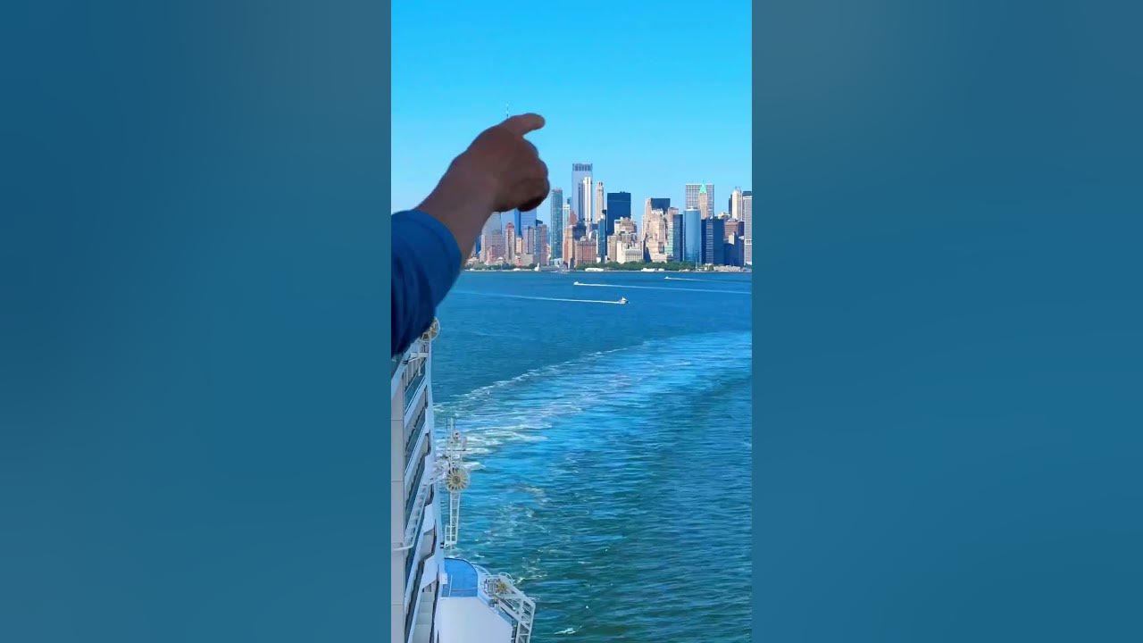 Nothing like sailing in or out of New York! newyork cruise travel