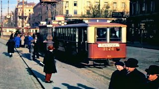 Vienna, Austria 1930s in color, Pre-War [60fps,Remastered] w/sound design added