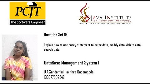 DBMS Question Set 19