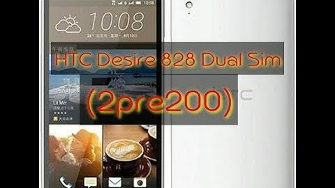 HTC Desire 828 (2pre200) Dual Sim bypass FRP Lock remove...