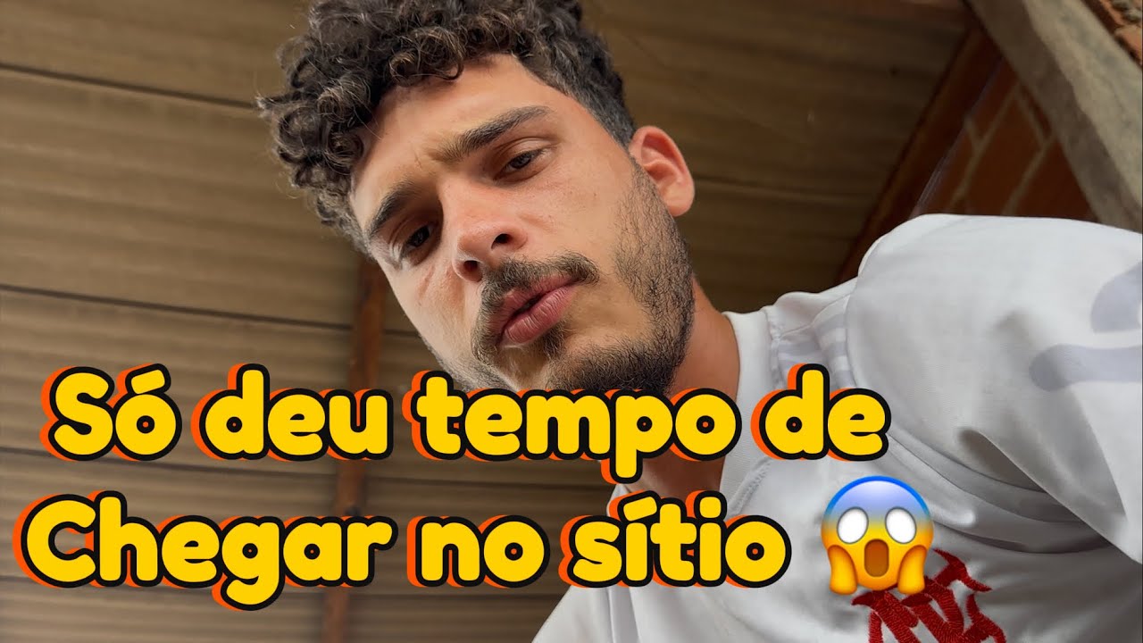 Fui no sítio só deu tempo de chegar lá olha oque aconteceu quando cheguei 😳😱