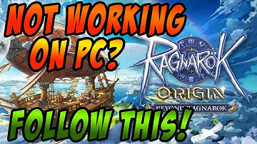 How to fix error on Ragnarok Origin Global?