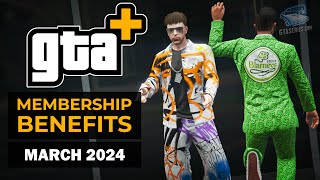 GTA+ Membership Benefits - March 2024