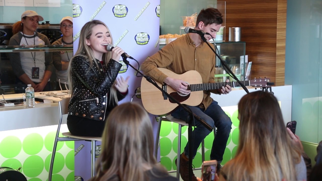 Sabrina Carpenter - On Purpose LIVE ACOUSTIC performance with 92Pro-FM