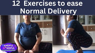 12 Pregnancy Yoga Poses To Ease Normal Delivery| Normal Delivery easy hone ke liye Yoga