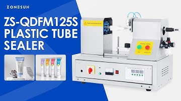 ZONESUN Ultrasonic Plastic Tube Sealing Machine Soft Hose Sealer ZS-QDFW125S