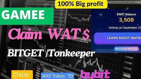 gamee  telegram bot withdrawal to bitget exchange | gamee WAT $ Airdrop  | gamee WAT Token withdraw