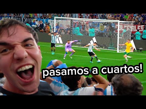 Argentina vs Australia 2-1 REACCIONES DE UN HINCHA EN QATAR MUNDIAL 2022