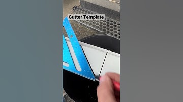 How to make gutter template #shorts