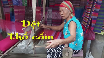 Dệt thổ cẩm ở Bản Lác Mai Châu Hòa Bình ✔️ Kim Thanh channel
