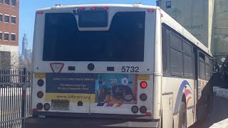 NJ TRANSIT BUS 87 5732 GO TO HOBOKEN-PATH VIA JOURNAL SQ PART 1-2