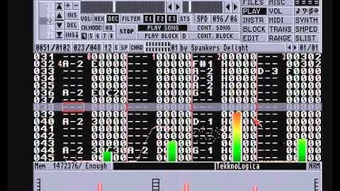 OctaMED Pro v4.00 Amiga - Spankers Delight - TekknoLogica