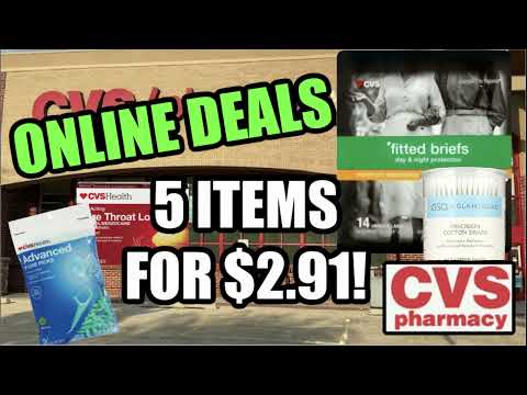 CVS ONLINE DEALS | 5 ITEMS FOR ONLY $2.91! 😱