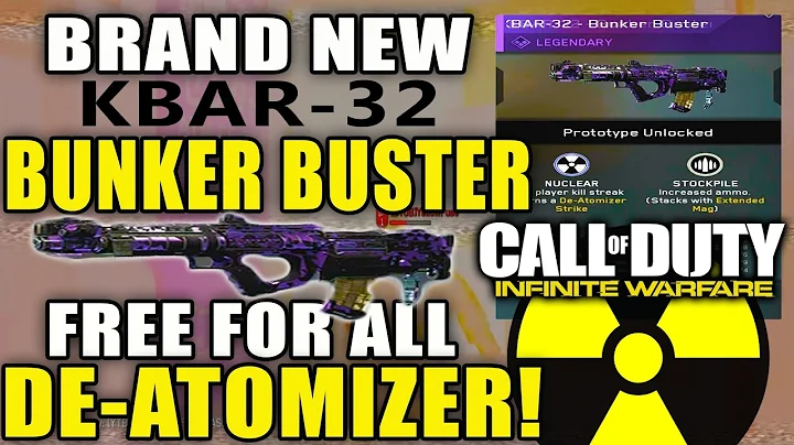 NEW KBAR 32 BUNKER BUSTER FFA DE-ATOMIZER STRIKE! HOW TO GET EASY FFA NUKES IN INFINITE WARFARE!