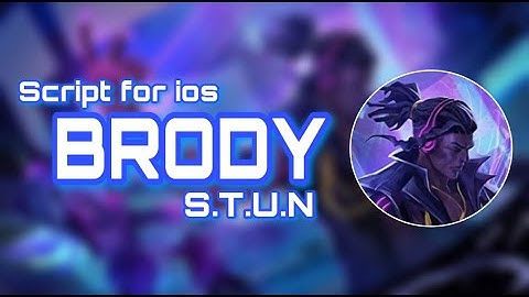 For ios | New Skin Brody STUN Full Effect 100% | Real Voice | No Ban | STUN Patch