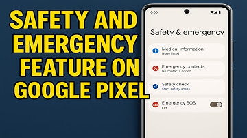 How To Use Safety And Emergency Feature On Google Pixel (2025)