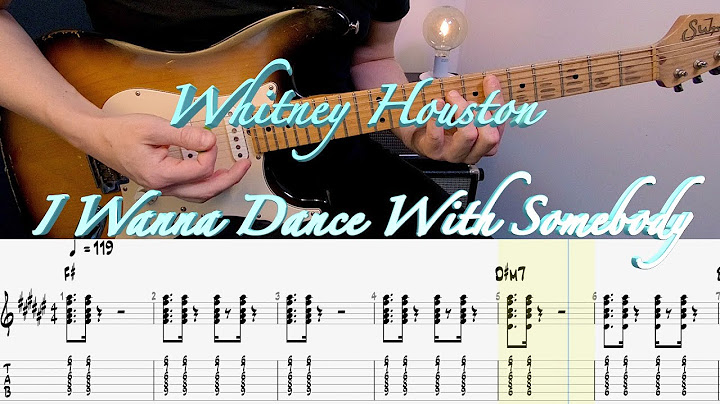 I Wanna Dance with Somebody (Who Loves Me) Guitar version - Guitar performance video thumbnail