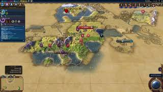 4대4 세계지도 맵. 초반 유럽 전쟁. 폴란드 vs 로마. screenshot 2