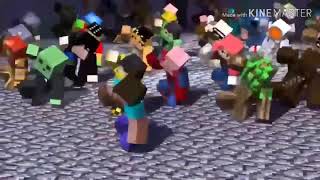Minecraft skins dancing to fifa 09 soundtrack