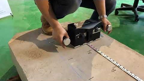 3D scan on precast concrete element with Pundit PD8000 Pro