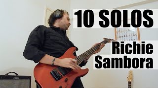 Richie Sambora | 10 guitar solos | Bon Jovi | Solos de guitarra