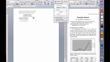 Abstract Preparation Tutorial Goldschmidt 2015