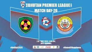 🔴 LIVE | TENSUNG FC vs UGYEN ACADEMY FC | BoB Bhutan Premier League 2026 | Official Broadcast