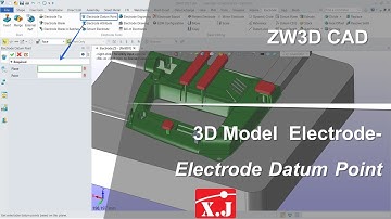 ZW3D คู่มือ สอนการใช้งาน CAD - Electrode Datum Point
