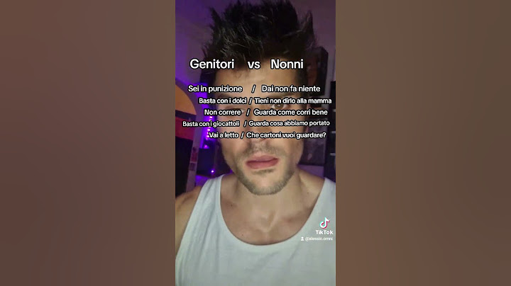 Pov: Nonni vs Genitori