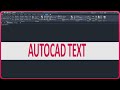 Mastering Text in AutoCAD - A beginner's Guide