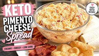 The BEST Keto Pimento Cheese Spread 🧀 | Easy Low-Carb Dip in 10 Minutes!