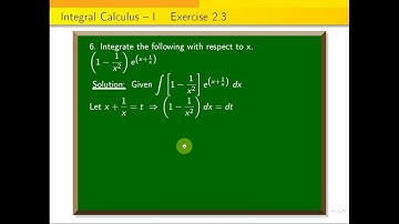 #12businessmaths   | 12th Standard  chapter 2 Integral Calculus exercise 2.3 Sum 6
