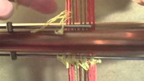 How to weave Inkle bands on the Mirrix Loom part 2