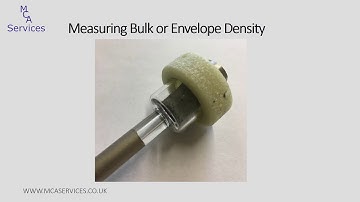 How to measure bulk / absolute density