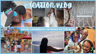 VACATION VLOG | ROYAL CARIBBEAN WONDER OF THE SEAS | CRUISE