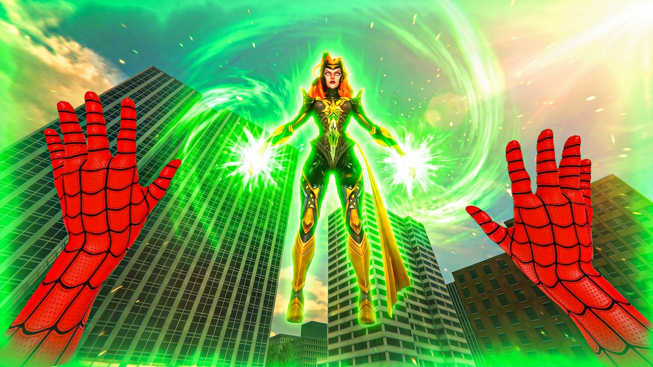 Spider-Man vs Jean Grey In VR! (Bonelab VR Mods)