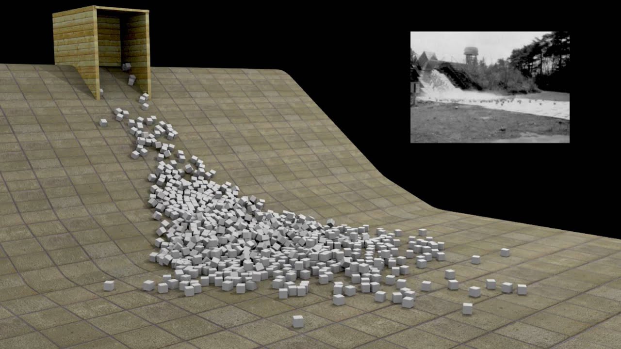 Rockfall Simulation - YouTube
