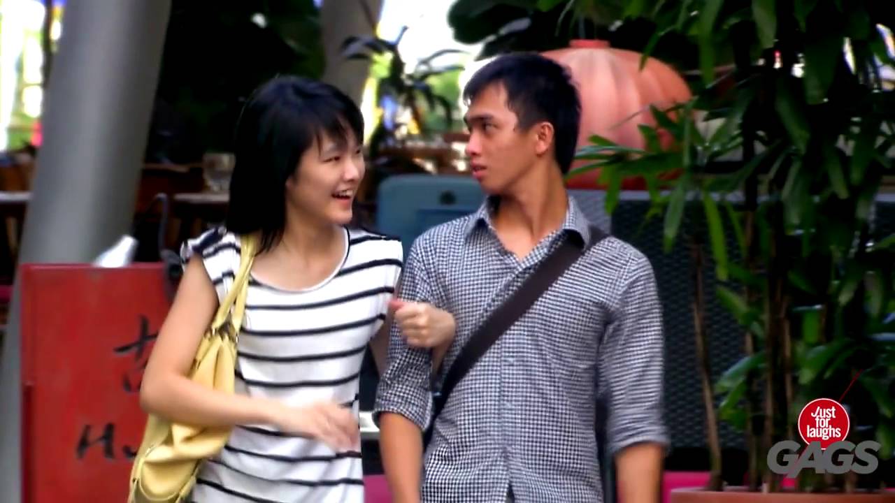 Creepy Man Makes out with Mannequin   JFL Gags Asian Edition