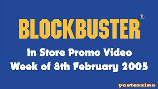 Blockbuster Uk In Store Video Reel - 8Th February 2005