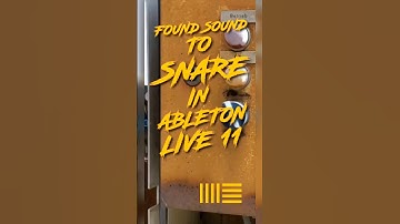 How To Turn A Found Sound Into A Snare In Ableton Live 11🔥 | FREE DL