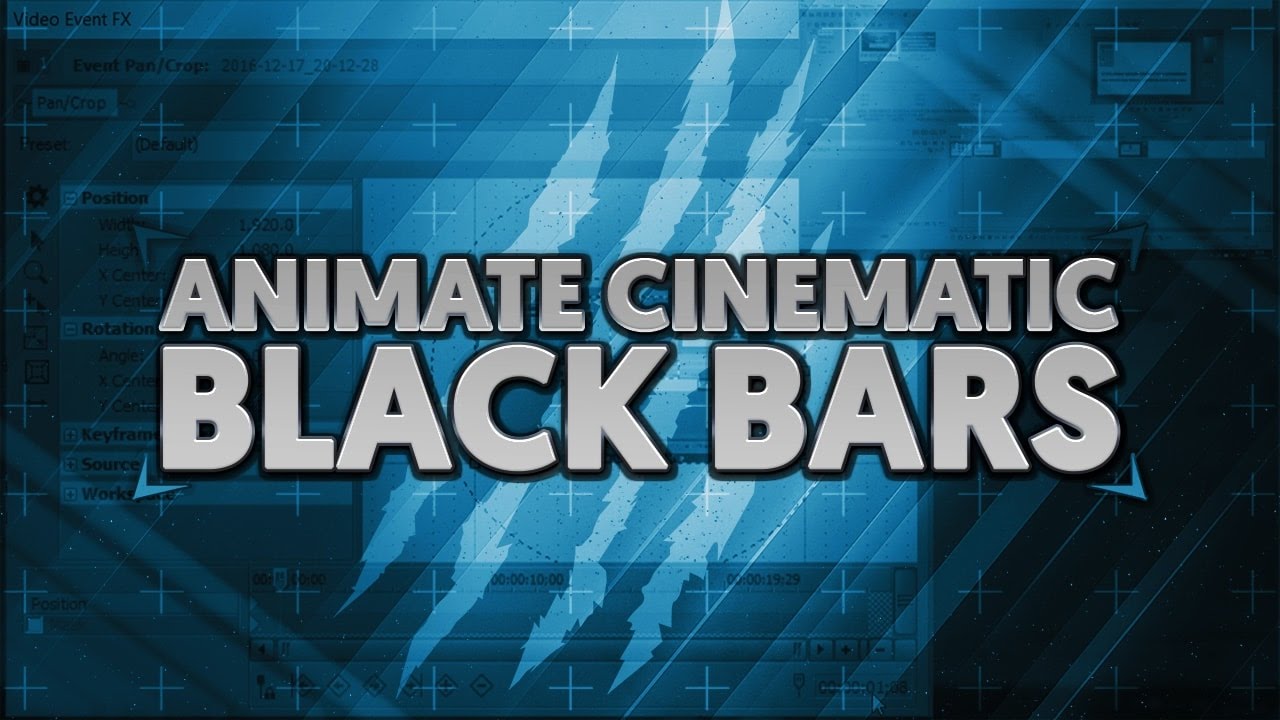 How To Animate Cinematic Black Bars in Vegas Pro 14 YouTube