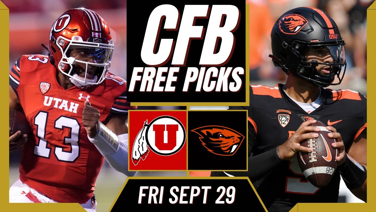 UTAH vs. OREGON STATE CFB Picks & Prediction College Football Free